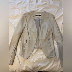 Dynamite Faux Leather Blazer